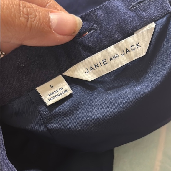 Navy Ruffle Dress - Picture 5 of 5